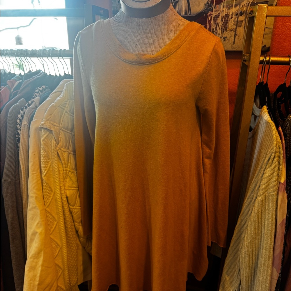Mustard FP Beach Yellow Knit Top